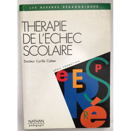 Therapie de l'echec scolaire
