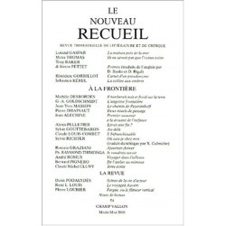 Le nouveau recueil numéro 54 : la frontière