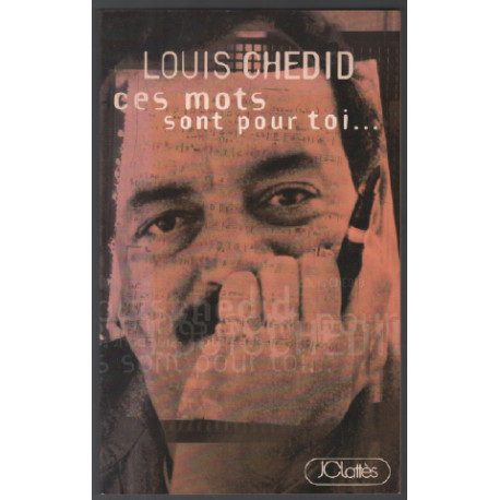 Ces mots sont pour toi