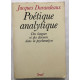 Poétique analytique