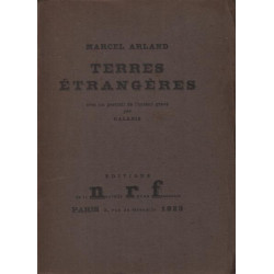 Terres étrangères / portrait de l'auteur gravé par Galanis