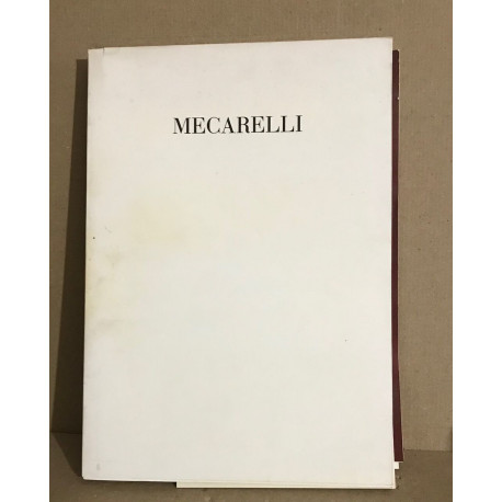 Mecarelli/ dédicace du peintre / exemplaire numéroté