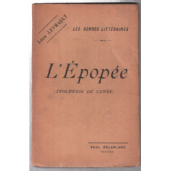 L'épopée (évolution du genre)