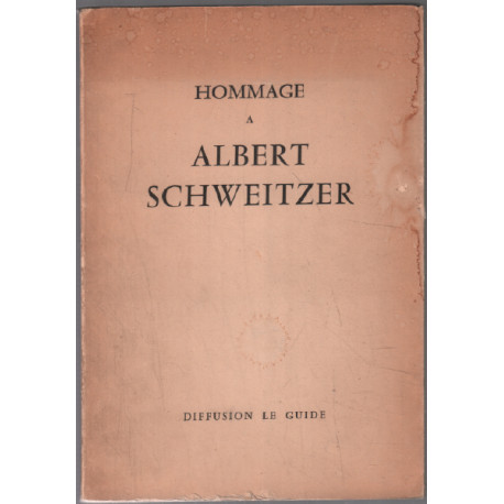 Hommage à albert schweitzer
