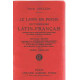 Le latin en poche / dictionnaire latin -français