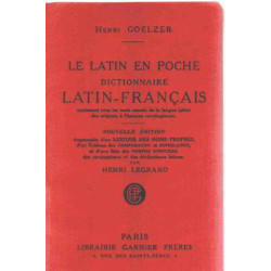 Le latin en poche / dictionnaire latin -français