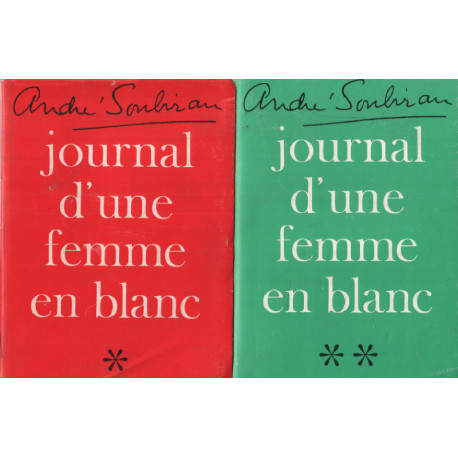 Journal d'une femme en blanc/ 2 tomes
