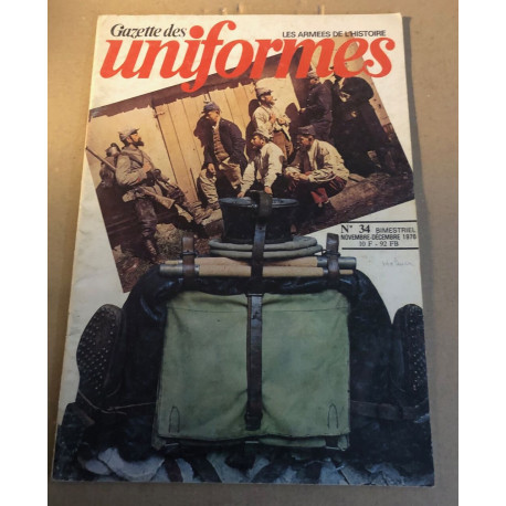 Un lot de 18 revues " gazette des uniformes / n° proposés en fin...