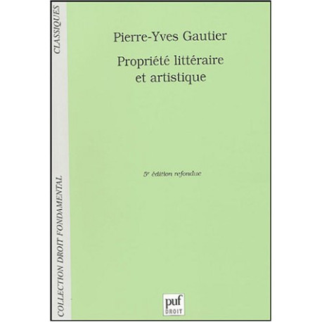 Propriété littéraire et artistique