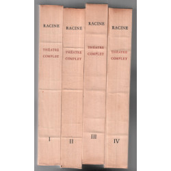 Théatre complet de Racine (illustrations de Jacques Grange)...