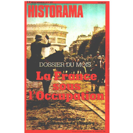 Revue historama n° 331 / la france sous l'occupation