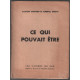 Ce qui pouvait être