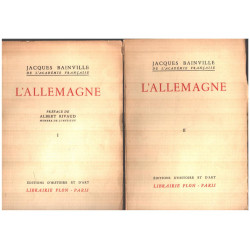 L'allemagne / 2 tomes / préface de Albert Rivaud