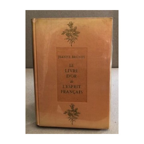 Le livre d'or de l'esprit français