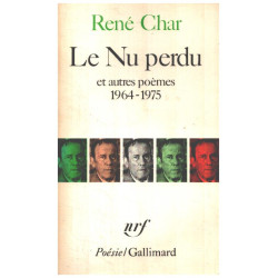 Le nu perdu et autres poèmes 1964-1975