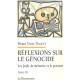 Les Juifs la mémoire et le présent. 3 Réflexions sur le génocide