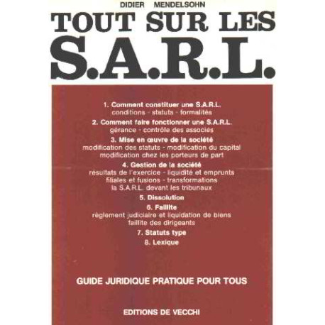 Tout sur les S.A.R.L