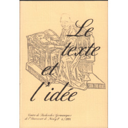 Le texte et l'idée n° 6