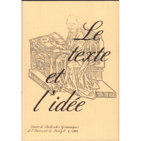Le texte et l'idée n° 6