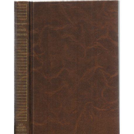 Lettres persanes suivies de le temple de gnide