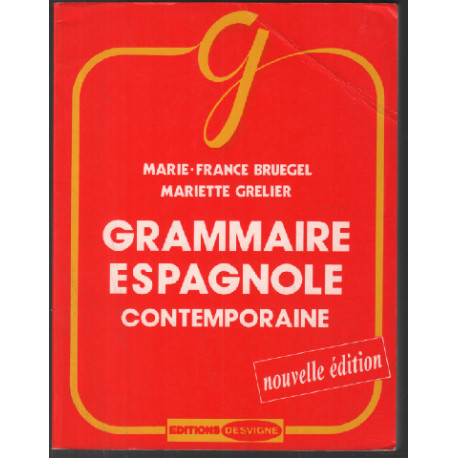 Grammaire espagnole contemporaine