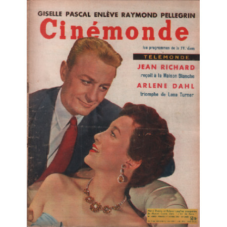 Revue cinémonde n°1052 / couverture :giselle pascal et raymond...