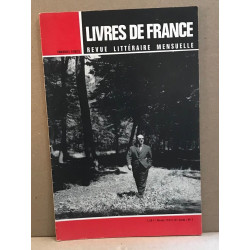 Livres de France Revue littéraire mensuelle/ fevrier 1965/ numero...