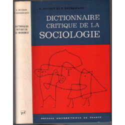 Dictionnaire critique de la sociologie