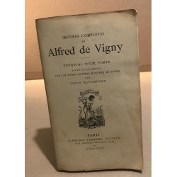 Journal d'un poete recueilli publié sur les notes intimes d'alfred...