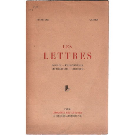 Les lettres 3