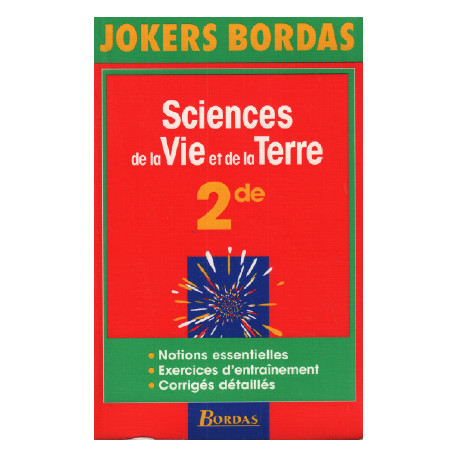 Sciences de la vie et de la terre