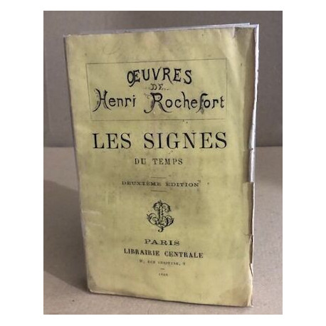 Les signes du temps
