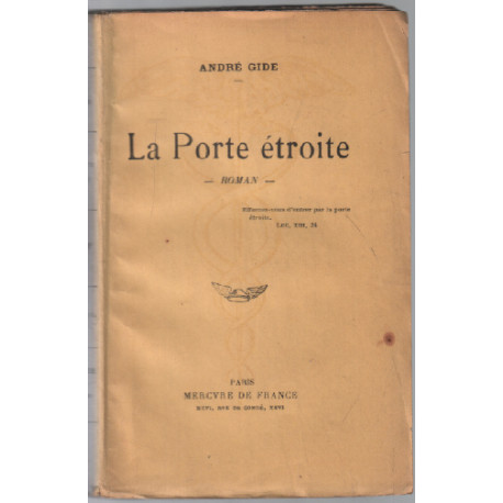 La porte étroite
