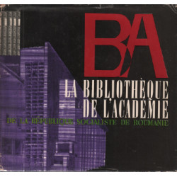 La bibliothèque de l'académie de la république socialiste de roumanie