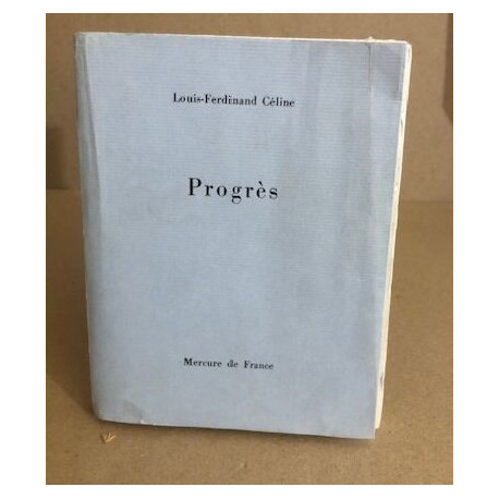 Progres / EO numérotée