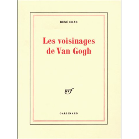 Les voisinages de Van Gogh