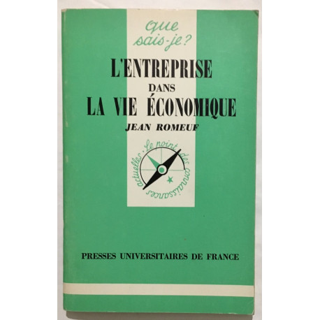 L' Entreprise dans la vie économique