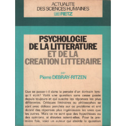 Psychologie de la littérature et de la création littéraire