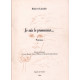 Je suis le promeneur ...poemes