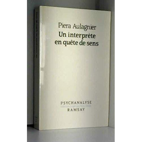 Un interprete en quete de sens