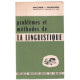 Problèmes et méthodes de la linguistique