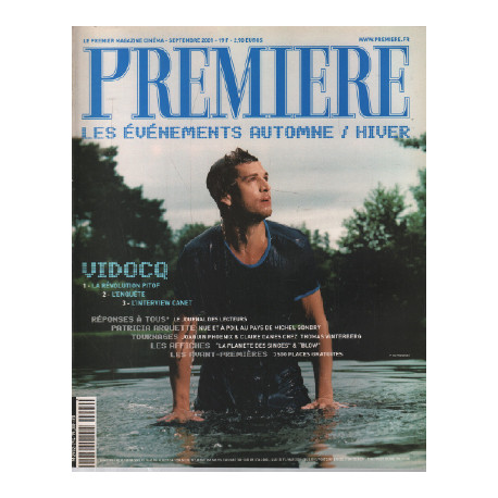 Revue cinéma première n° 294 vidocq les évènements automne / hiver