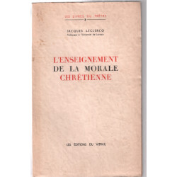 L'enseignement de la morale chrétienne