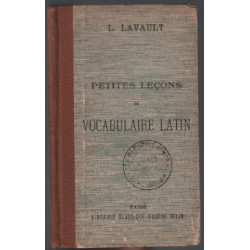 Petites lecons de vocabulaire latin
