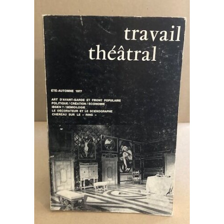 Travail théâtral n° 28-29