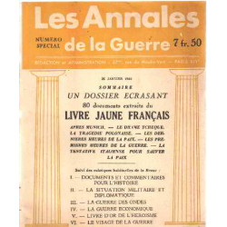 Les annales de la guerre numero special/ 25 janvier 1940 un...