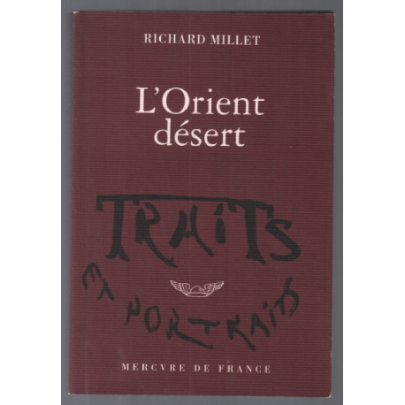 L'Orient désert
