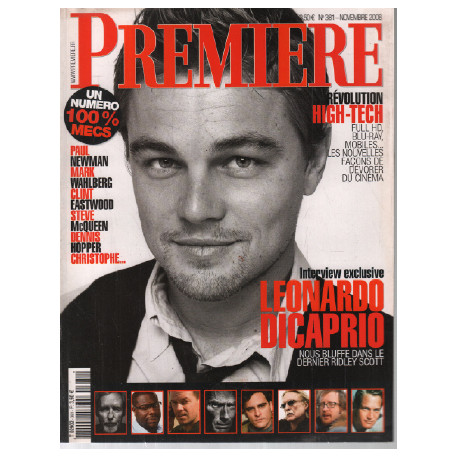 Revue cinéma première n° 381 leonardo di caprio newman eastwood...