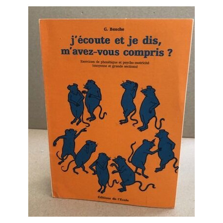 j ecoute et je dis