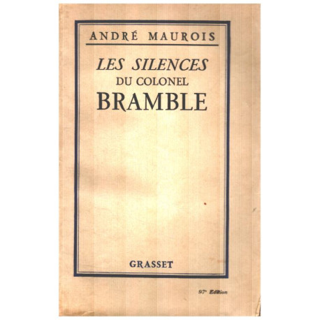 Les silences du colonel bramble